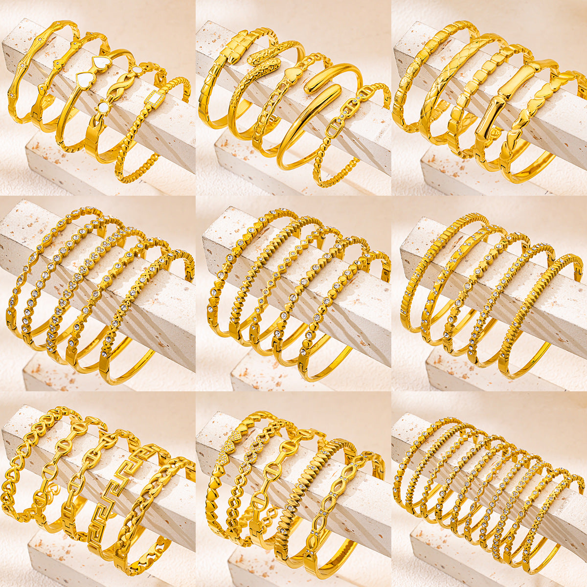 Three Lives Heart-Shaped Love Bracelet