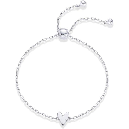 【 18k double-layer heart-shaped bracelet 】 Layered style high-end decoration