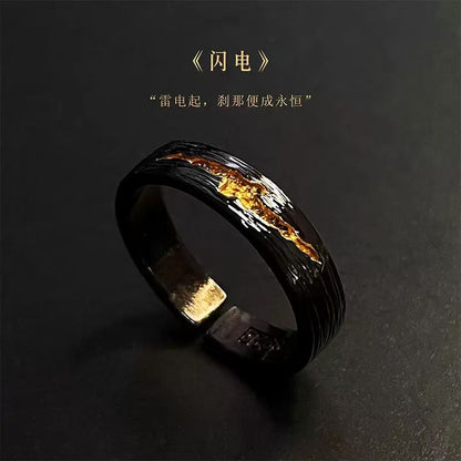 Mobius strip ring design for men's trendy and high-end style, index finger and women's couple rings