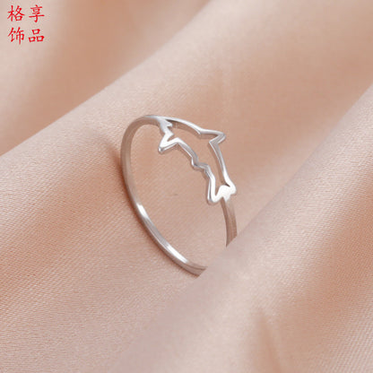 Design rings in the shapes of Marine creatures such as fish, dolph and sharks