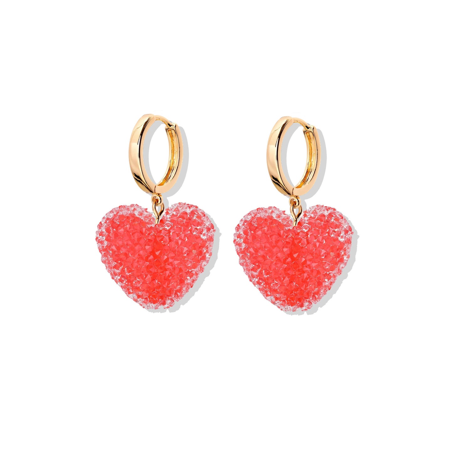 Dopamine colored candy heart accessories