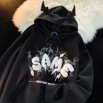 Little Devil Graphic Hoodie