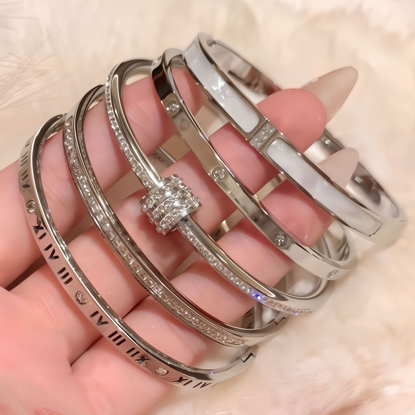 Silver Star Girls' Bracelet
