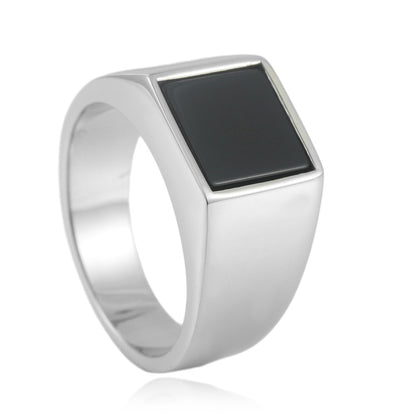 Trendy square ring 24027