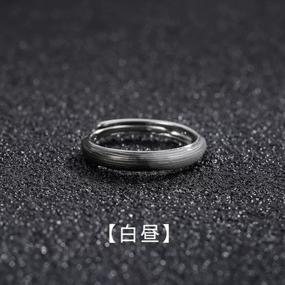 Mobius strip ring design for men's trendy and high-end style, index finger and women's couple rings