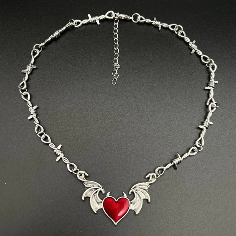 Trendy handcrafted horror bat pendant design