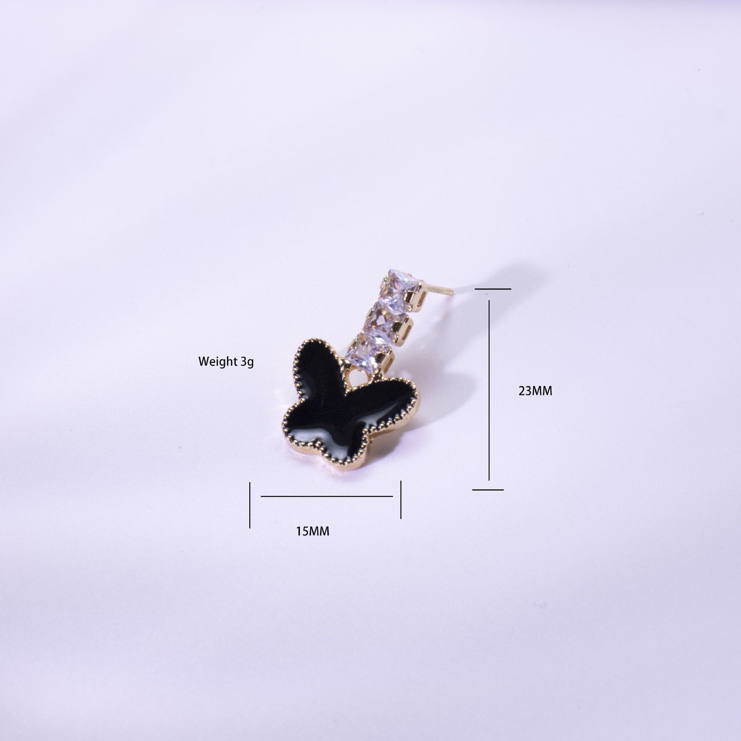 Designed stud earrings, exquisite silver earrings and jewelry for women
