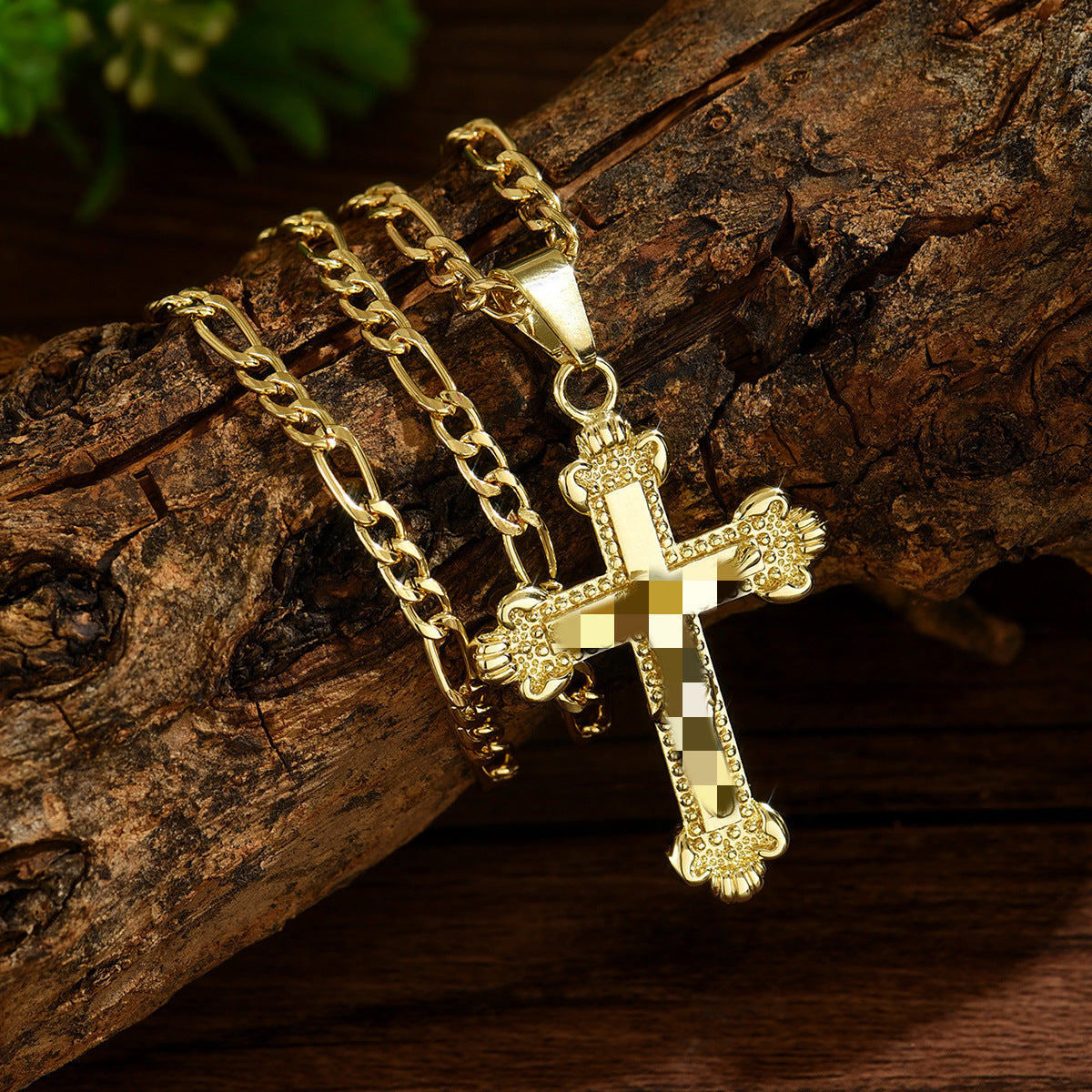 Cross pendant for men, androgynous style, Yiwu jewelry and necklace for women