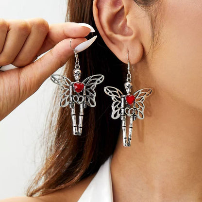 Gothic dark style stud earrings and earrings