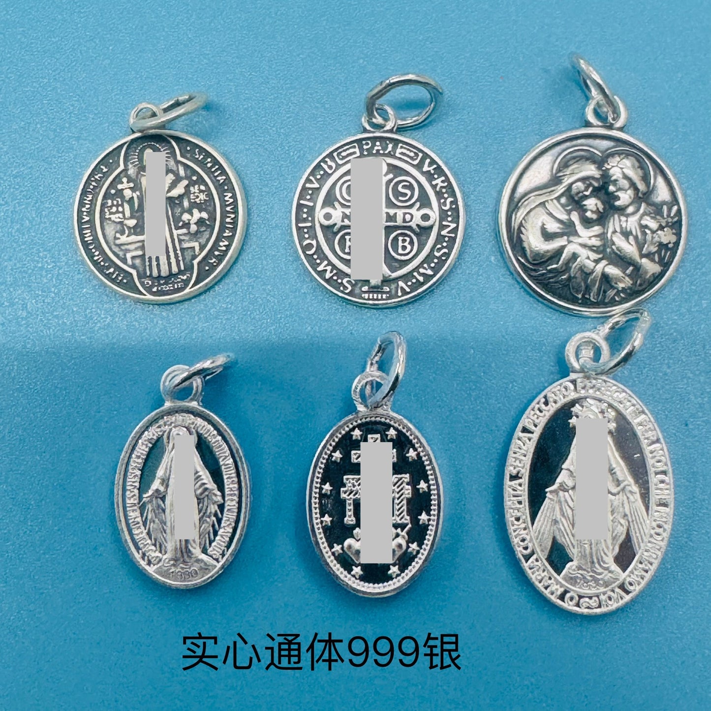 Fashionable pure silver pendant