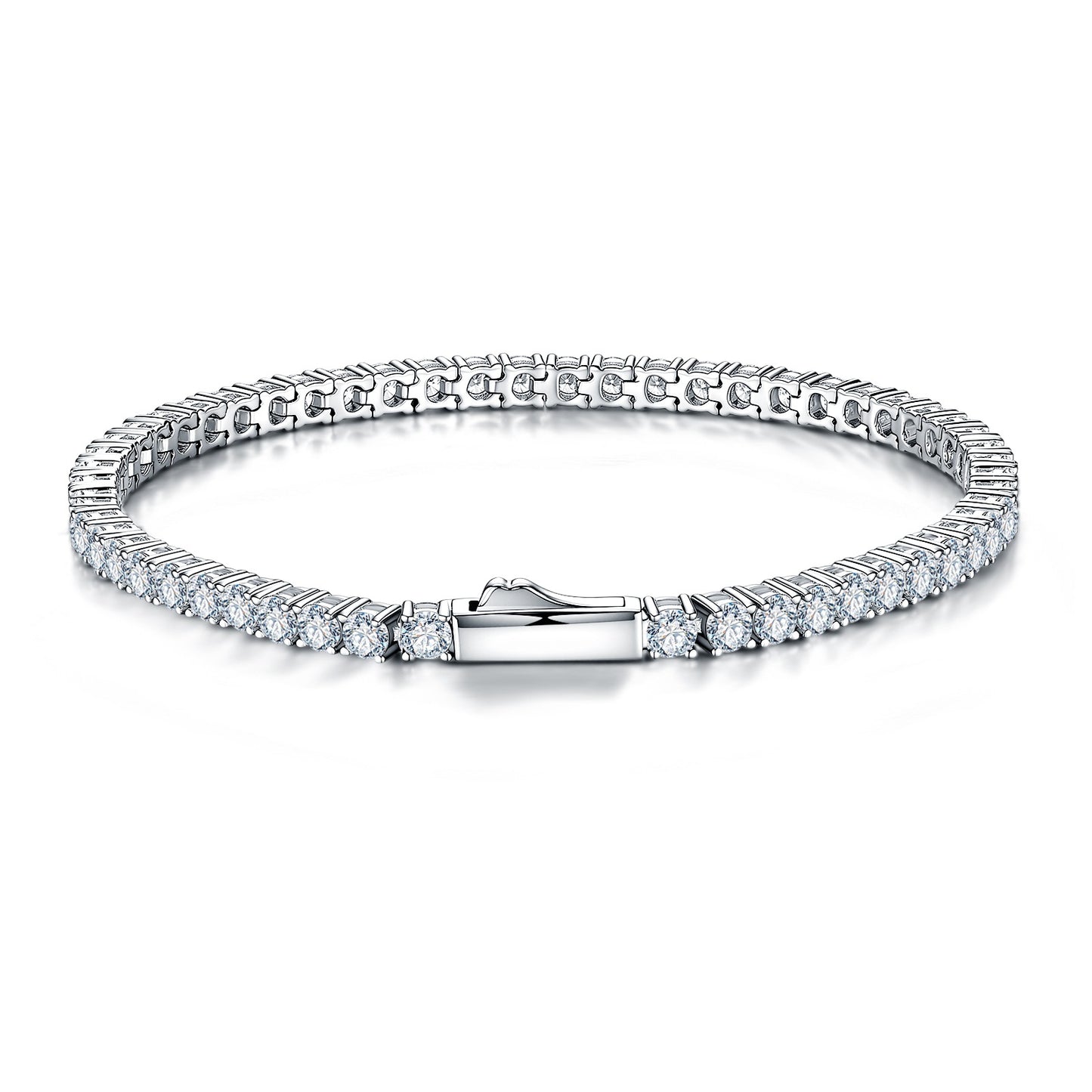 S925 Moissanite Statement Bracelet