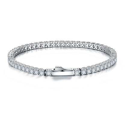 S925 Moissanite Statement Bracelet