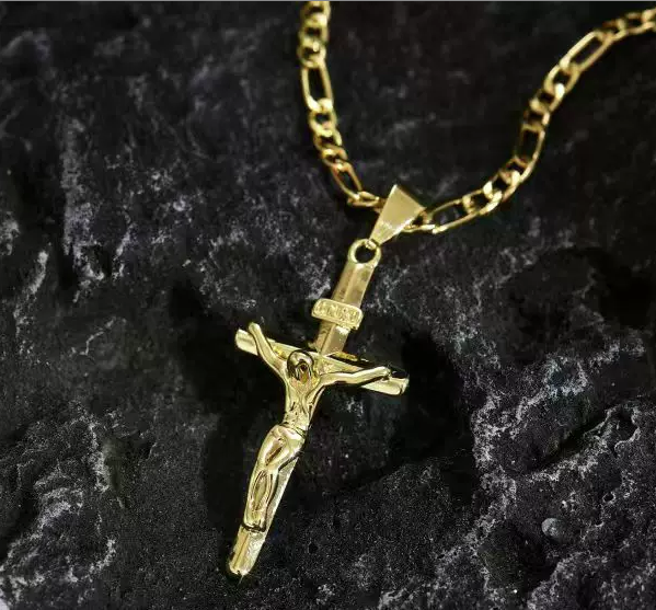 Cross pendant for men, androgynous style, Yiwu jewelry and necklace for women
