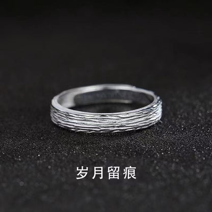 Mobius strip ring design for men's trendy and high-end style, index finger and women's couple rings