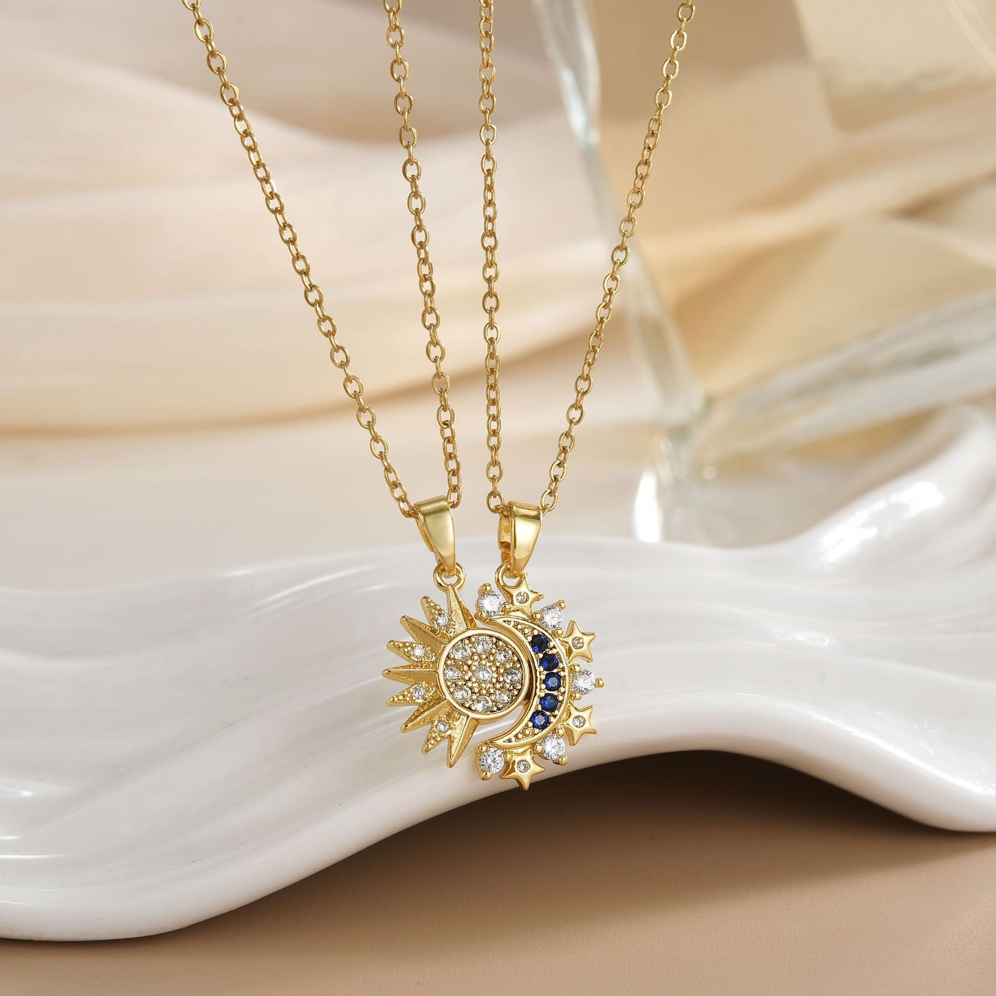 Micro-inlaid couple's style versatile and high-end accessories