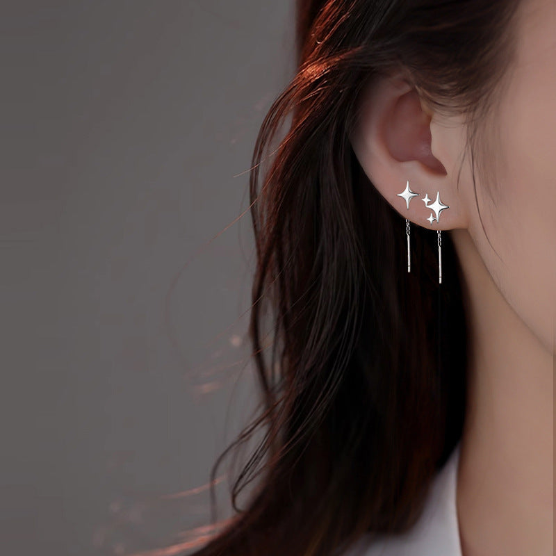 Asymmetric quadrilateral star ear line