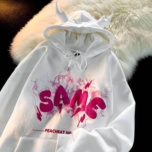Little Devil Graphic Hoodie
