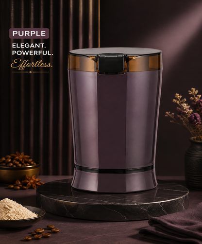 Mini Electric Grain Crusher & Grinder — Stainless Steel | 60W