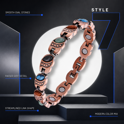 Magnetic Therapy Stone Bracelet Vintage