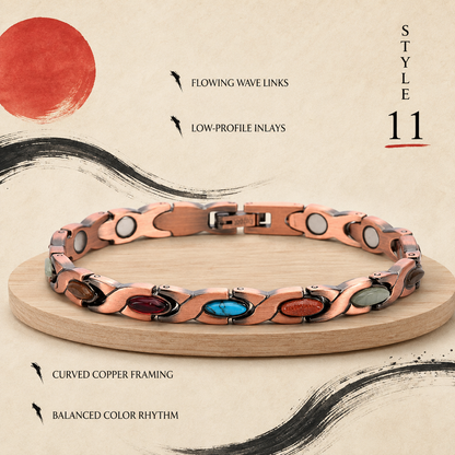 Magnetic Therapy Stone Bracelet Vintage