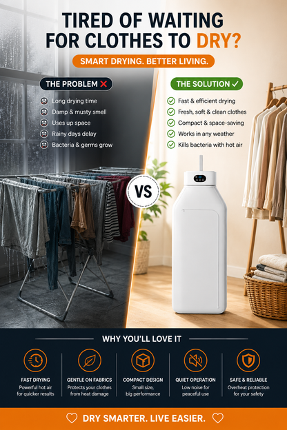 Portable Small Clothes Dryer