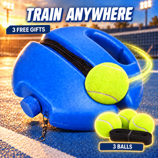Solo Tennis Trainer Set with 3 Balls