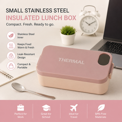 Stainless Steel Lunch Box, 900 ml