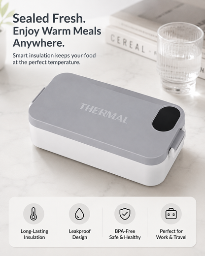 Stainless Steel Lunch Box, 900 ml