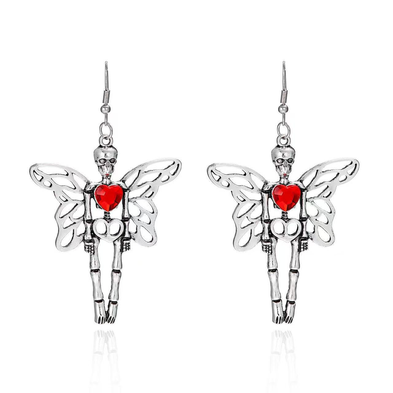 Gothic dark style stud earrings and earrings