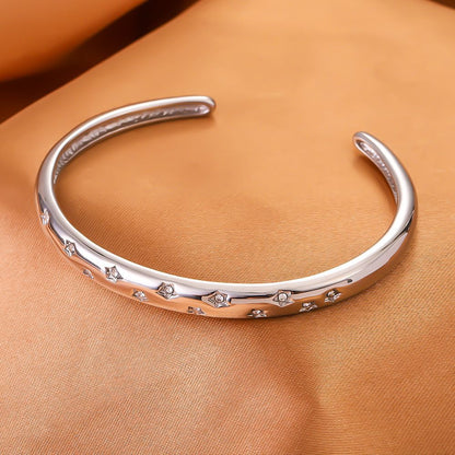 18K Five-Pointed Star Inlaid Women's Bracelet