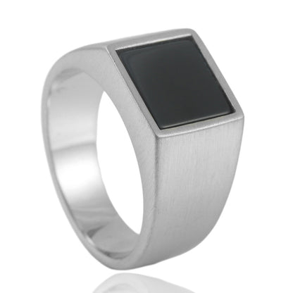Trendy square ring 24027