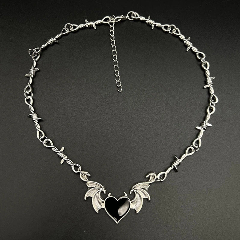 Trendy handcrafted horror bat pendant design
