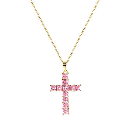 Copper Inlaid Androgynous Classic Chain Necklace