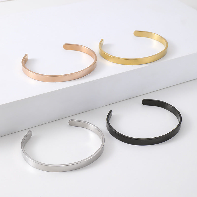 Multi-Colour Engraved Pattern Bracelet