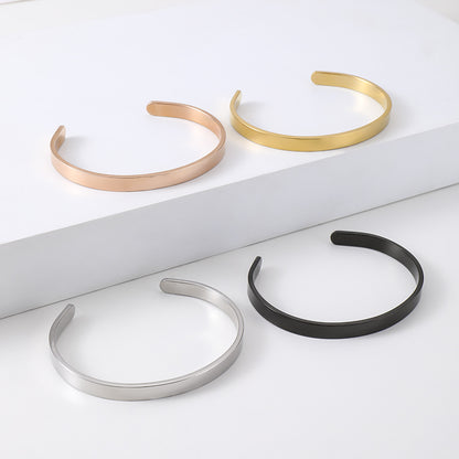 Multi-Colour Engraved Pattern Bracelet