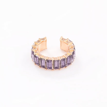 This is a sweet and cool style of earrings with colorful ear clips, slightly inlaid pearls, and no ear piercings for women