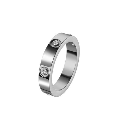 A simple and cold ring bracelet in a  style for women