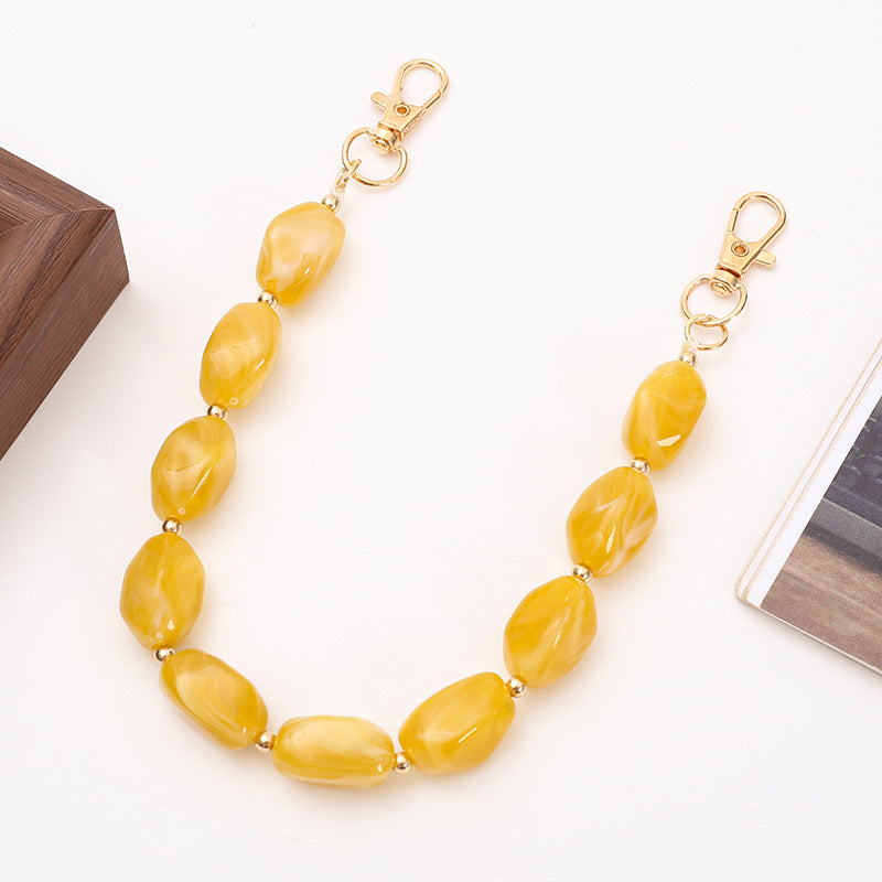 Acrylic Bead Phone Case Chain Bracelet