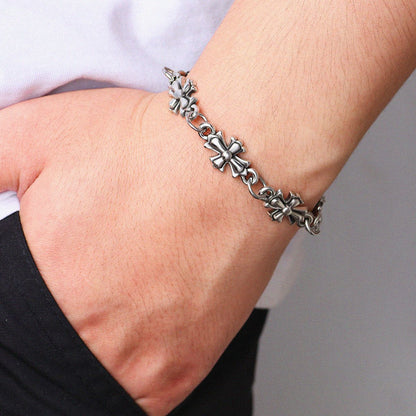 Gothic Cross Men's Bracelet