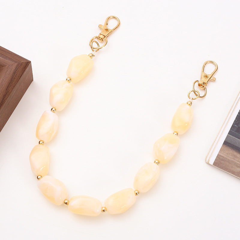Acrylic Bead Phone Case Chain Bracelet