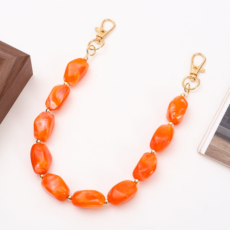 Acrylic Bead Phone Case Chain Bracelet