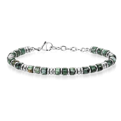 Zircon Flower Charm Bracelet