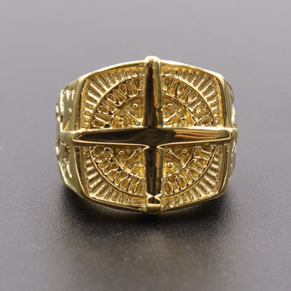 A men's compass ring for sailing is fine