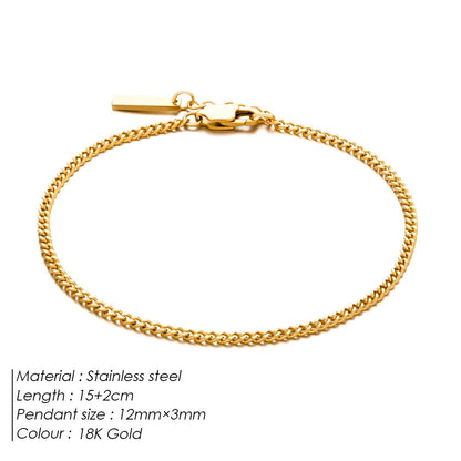 Adjustable Cuban Chain Men's Bracelet