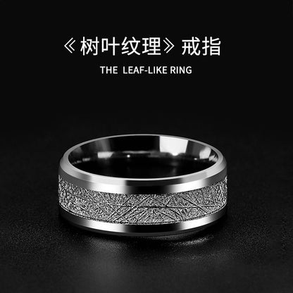 Mobius strip ring design for men's trendy and high-end style, index finger and women's couple rings