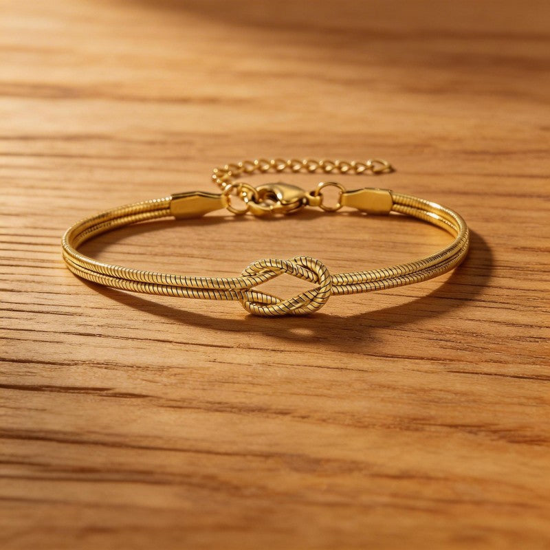 Knotted Couple Bracelet