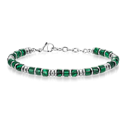 Zircon Flower Charm Bracelet