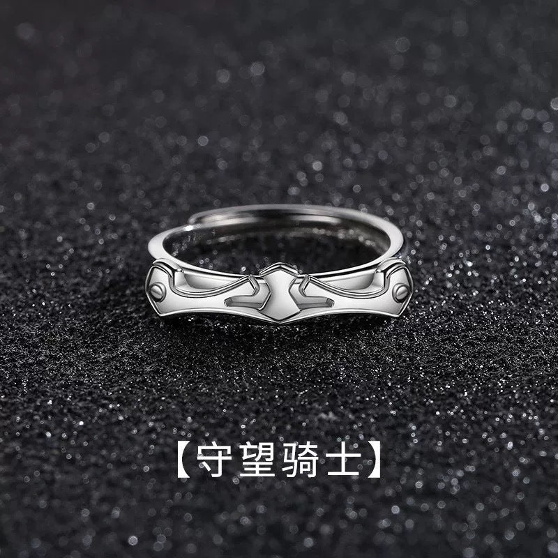 Mobius strip ring design for men's trendy and high-end style, index finger and women's couple rings