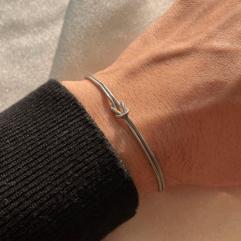 Knotted Couple Bracelet