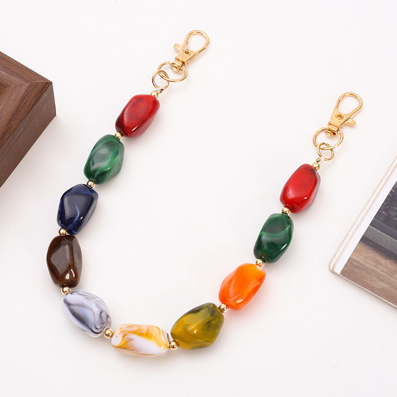Acrylic Bead Phone Case Chain Bracelet
